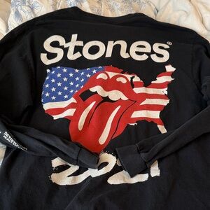 Black Stones Graphic Long Sleeve Shirt